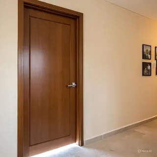 Fire-rated wooden door