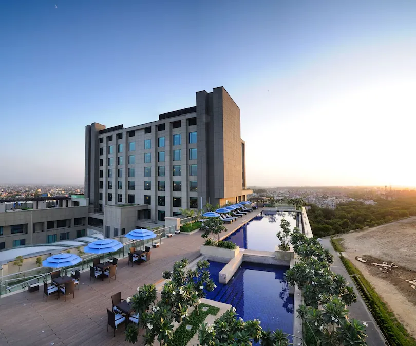 Radisson Blu, New Delhi, with a rooftop pool terrace